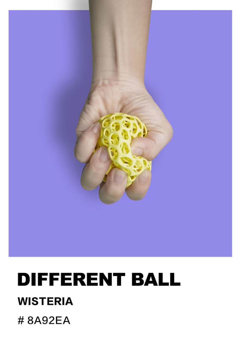 |  3D列印迪芬球 DIFFERENT BALL - 香檳黃  |