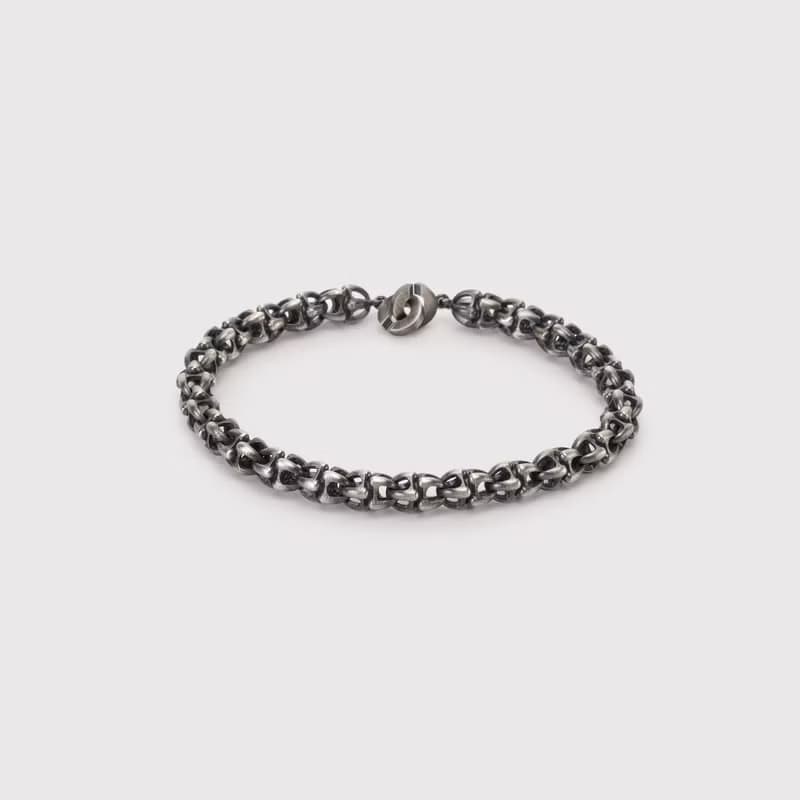 Handmade 925k Sterling Silver Bracelet Oxidized, Durable for Everyday Wear