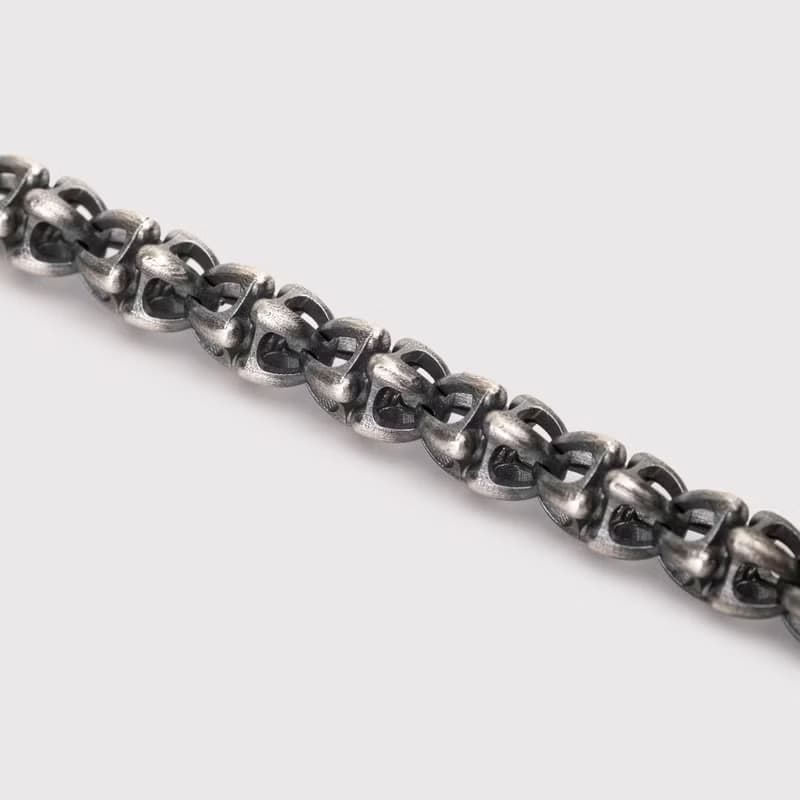 Handmade 925k Sterling Silver Bracelet Oxidized, Durable for Everyday Wear