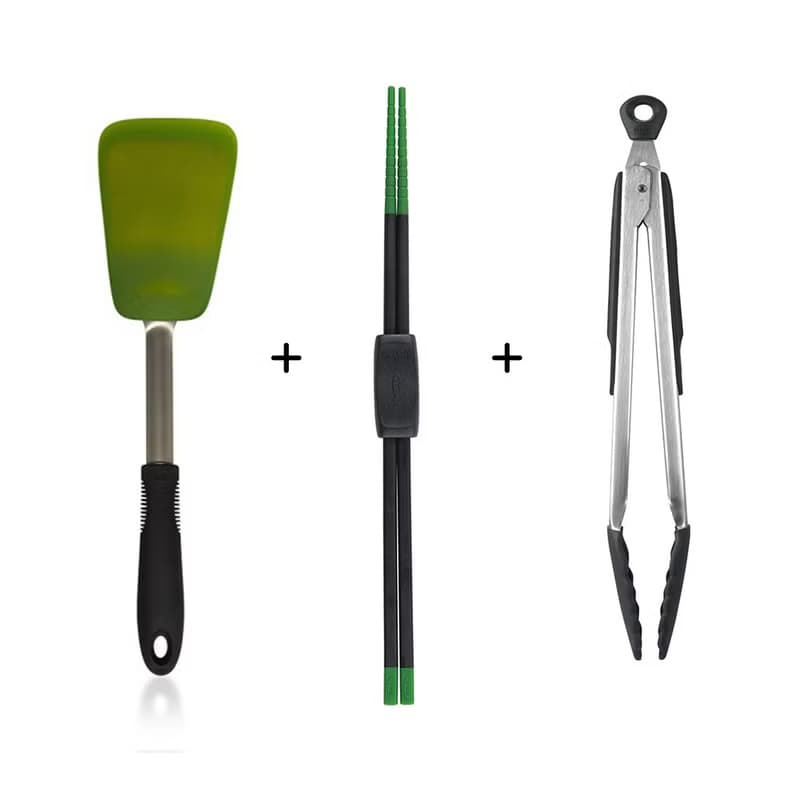 PINKOI限定【超值組合】OXO 好好握不傷鍋矽膠3件組