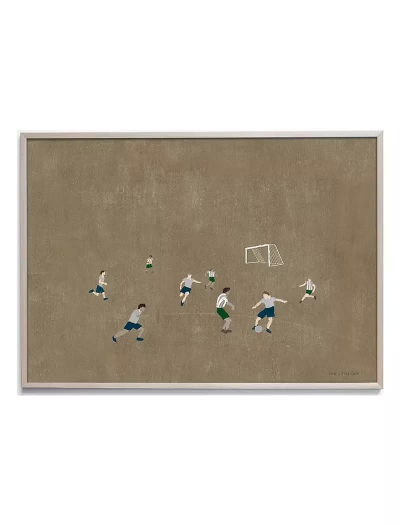 Elisabeth Dunker -瑞典藝術家設計海報 Soccer poster (50X70cm)