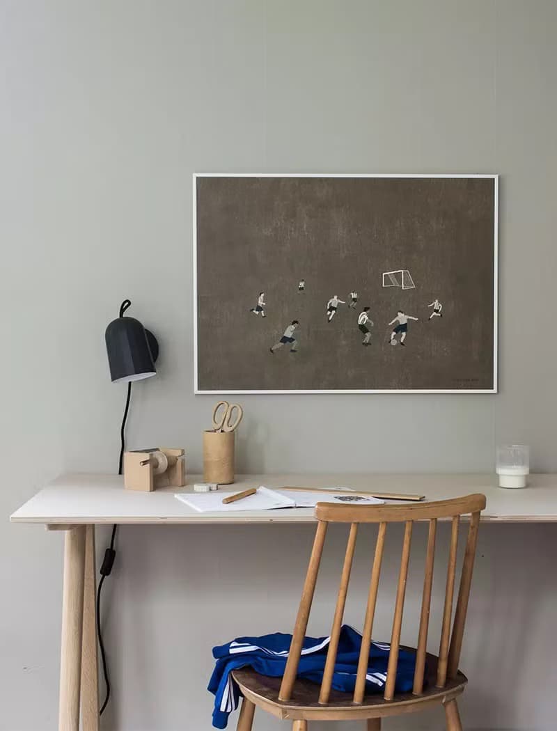 Elisabeth Dunker -瑞典藝術家設計海報 Soccer poster (50X70cm)