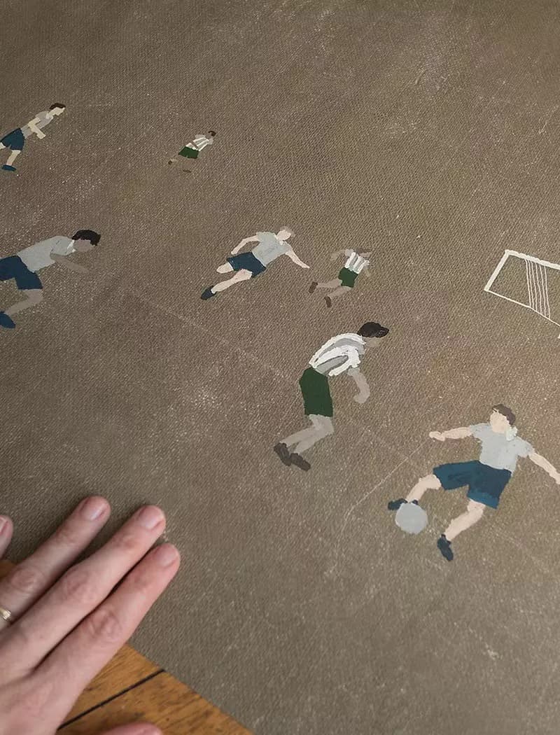 Elisabeth Dunker -瑞典藝術家設計海報 Soccer poster (50X70cm)