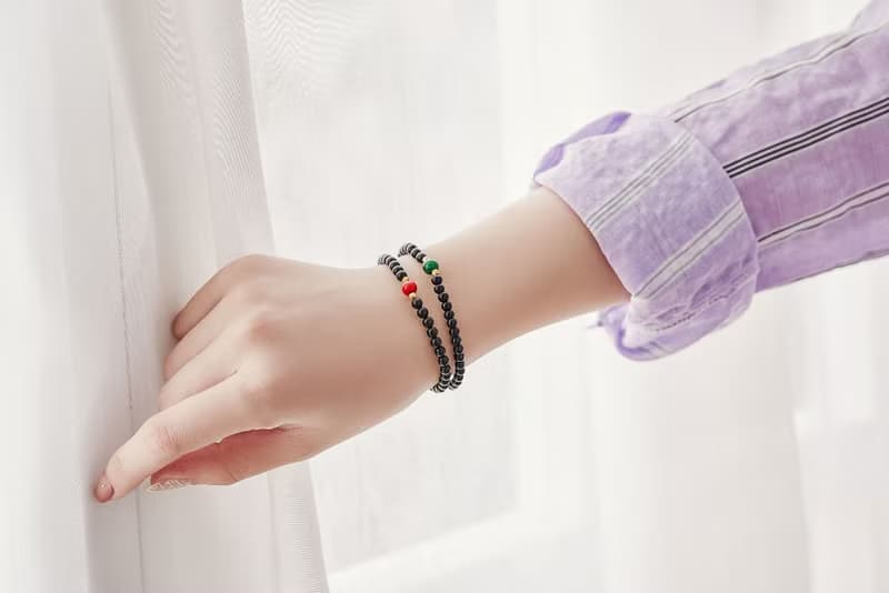 吸收負能量天然黑曜石極細氣質手鍊(含開光)轉運開運、守護愛情