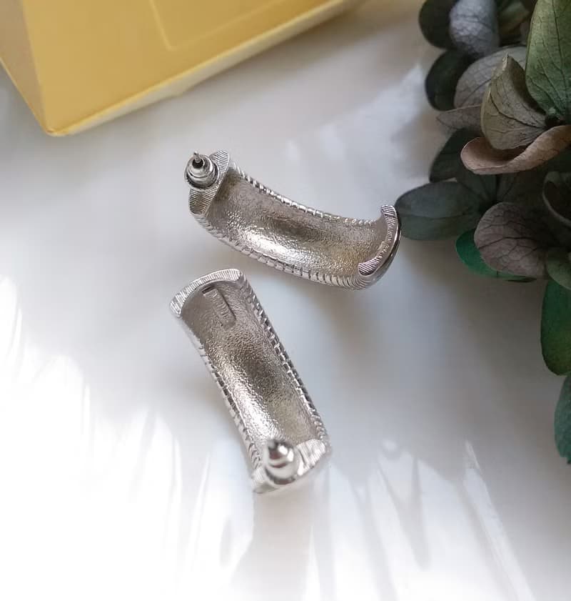 Vintage Jewelry 西洋古董飾品 PARK LANE C版圈 簡約 針式耳環
