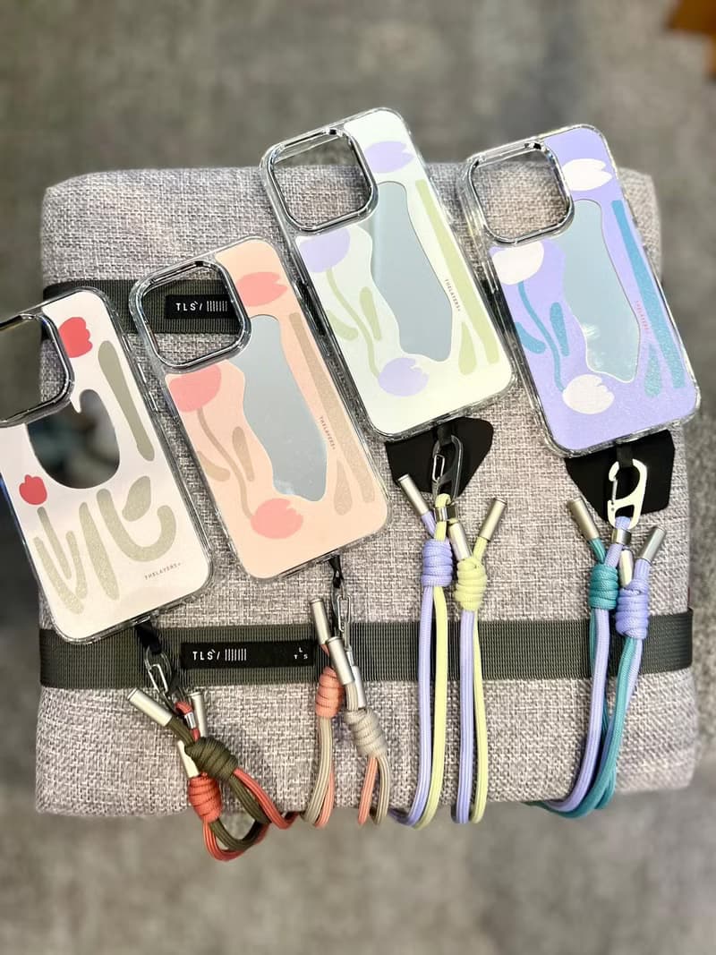iPhone 16| 粉紫色玫瑰Blossom鏡面手機殼 | 幾何植物花朵圖案