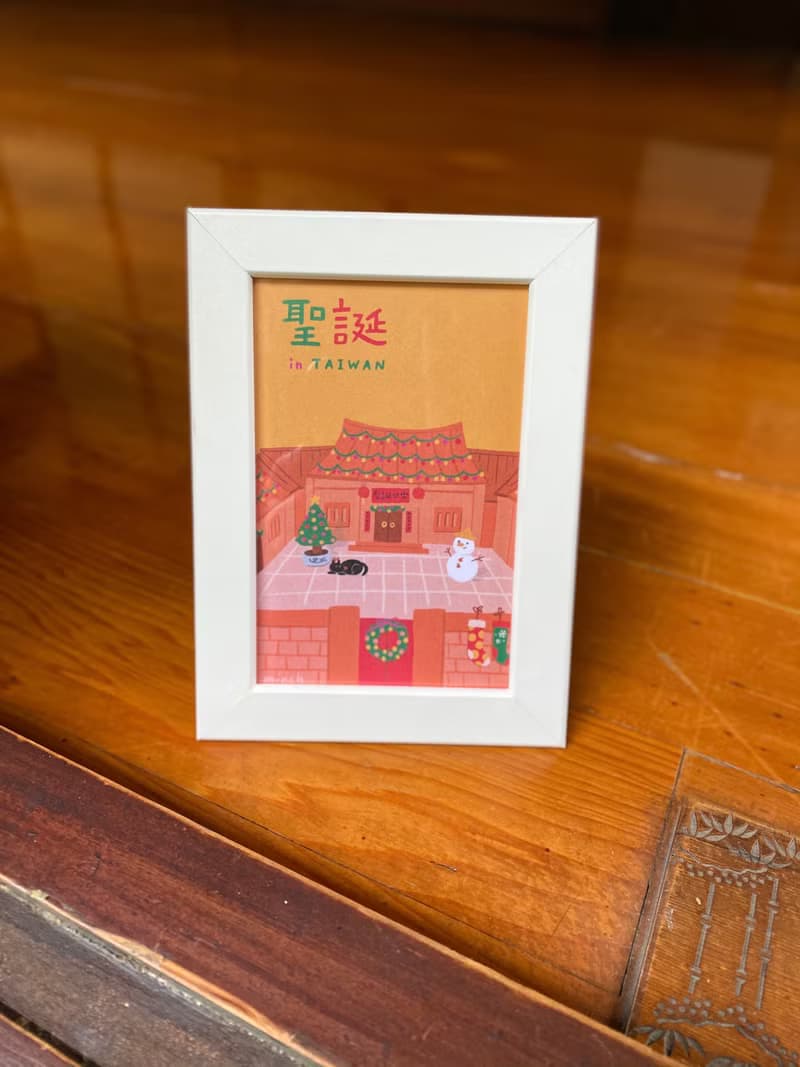 台味聖誕數位印刷明信片
