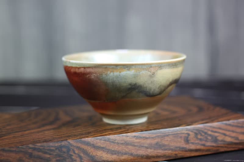 【母親節禮物】天目釉 柴燒茶杯 鶯歌陶藝名家葉敏祥作品