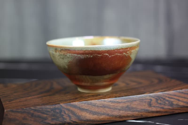 【母親節禮物】天目釉 柴燒茶杯 鶯歌陶藝名家葉敏祥作品