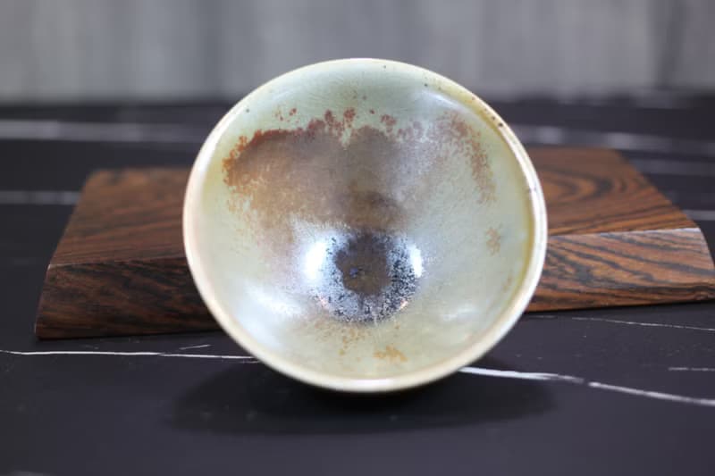 【母親節禮物】天目釉 柴燒茶杯 鶯歌陶藝名家葉敏祥作品