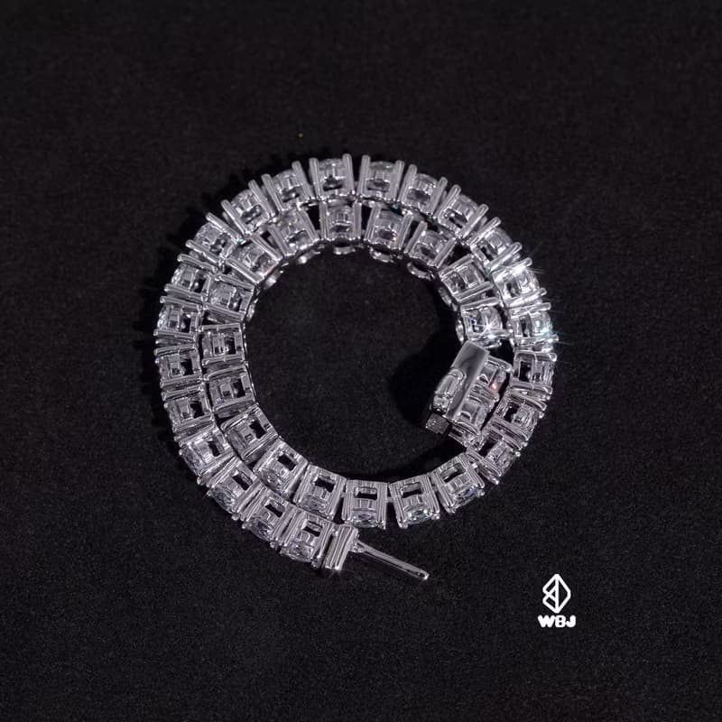 Wbj 4mm網球手鏈 滿鑽手鍊 手環