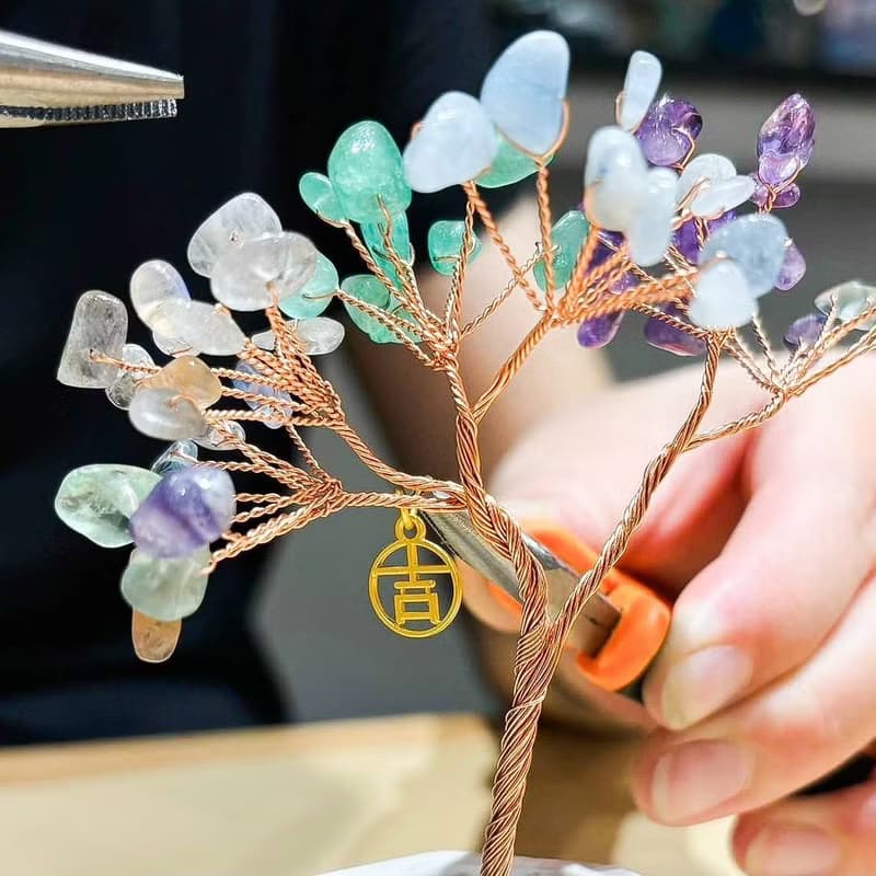 【體驗】【台北場】下班隨手作 | 大盆招財水晶樹