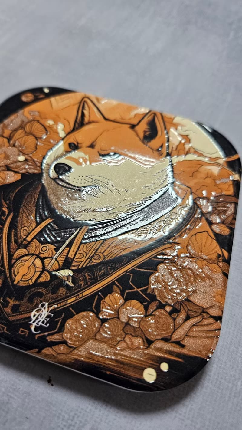 執政官柴犬-吸水陶瓷杯墊