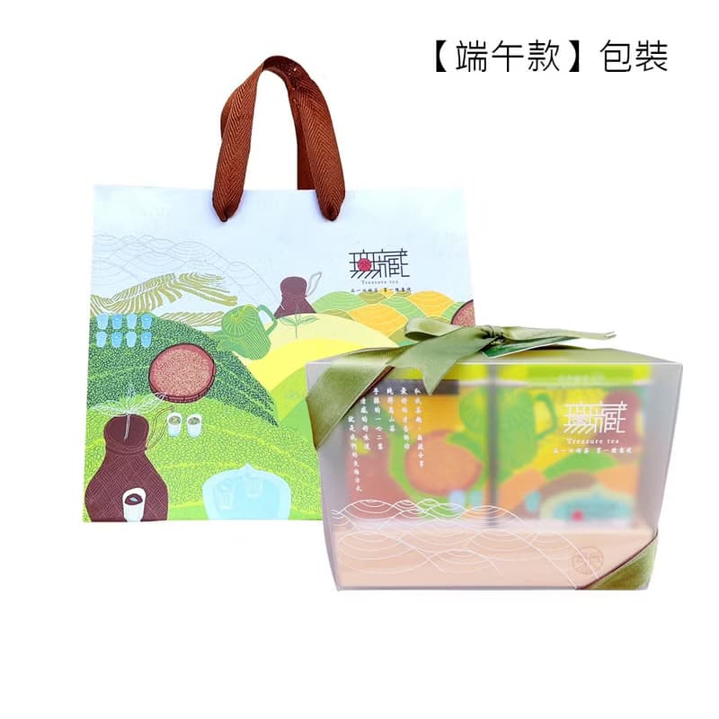 S4【無藏】公益禮盒 開花茶綜合款二入精美木盒禮(每罐10顆)