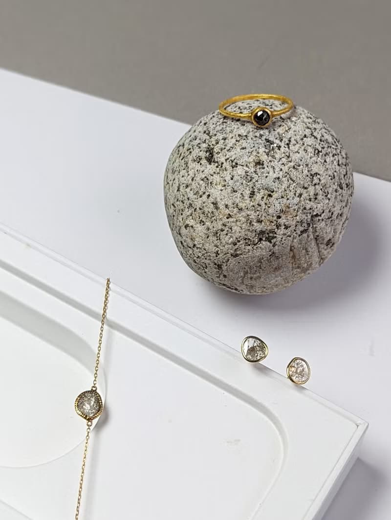 Nebulous Starfield 椒鹽鑽手鍊