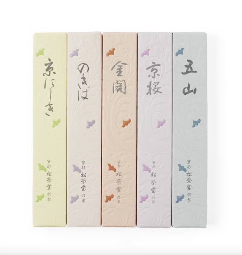精選京線香禮盒  五小盒入  白檀系列