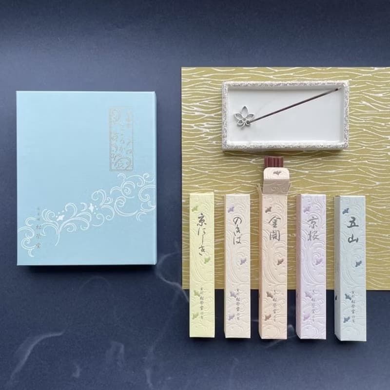 精選京線香禮盒  五小盒入  白檀系列