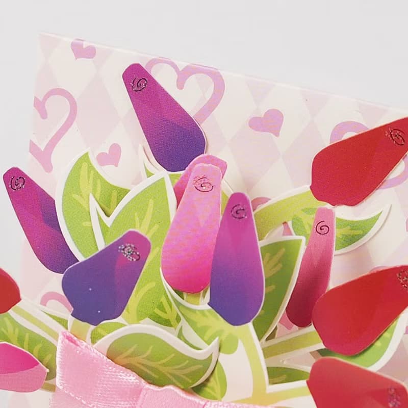 TRK小卡-玫瑰花束【Up With Paper-立體卡片 多用途】