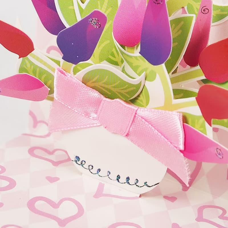 TRK小卡-玫瑰花束【Up With Paper-立體卡片 多用途】