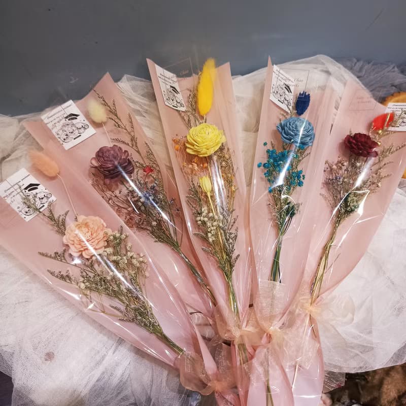簡約風畢業花束 太陽花 向日葵  教師節  七夕情人節  婚禮小物