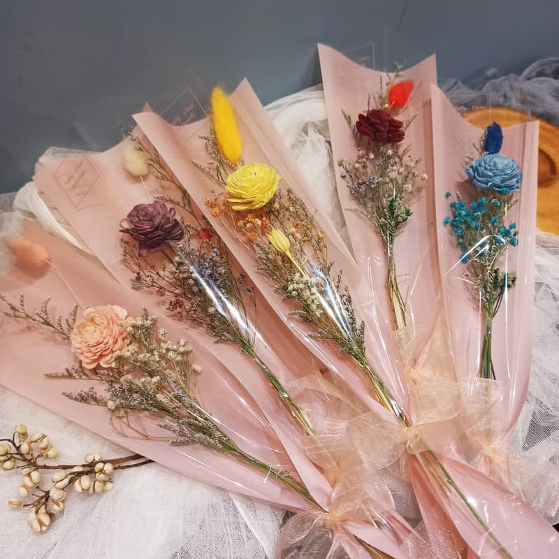 簡約風畢業花束 太陽花 向日葵  教師節  七夕情人節  婚禮小物