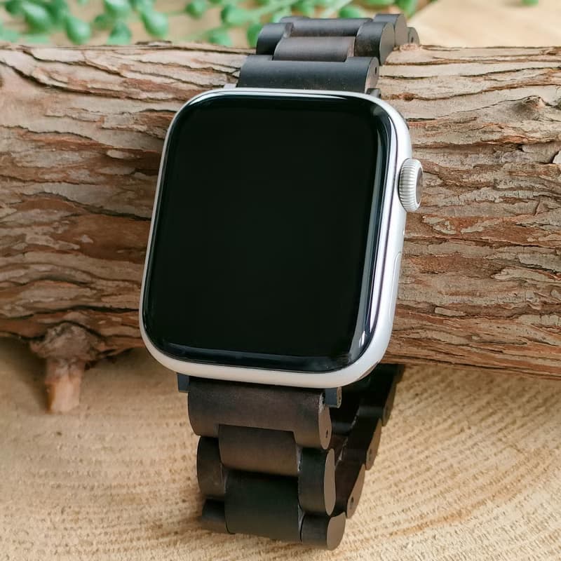 【木製バンド】EINBAND AppleWatch アップルウォッチ 天然木バンド 木のベルト 20mm【サンダルウッド】