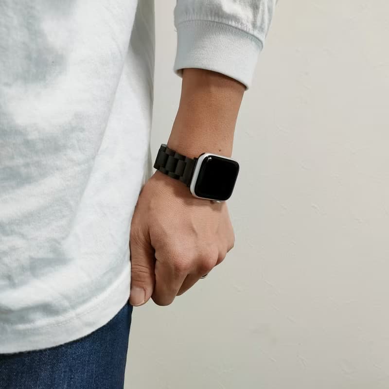 【木製バンド】EINBAND AppleWatch アップルウォッチ 天然木バンド 木のベルト 20mm【サンダルウッド】