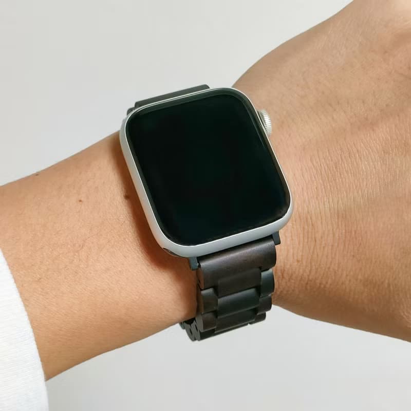 【木製バンド】EINBAND AppleWatch アップルウォッチ 天然木バンド 木のベルト 20mm【サンダルウッド】