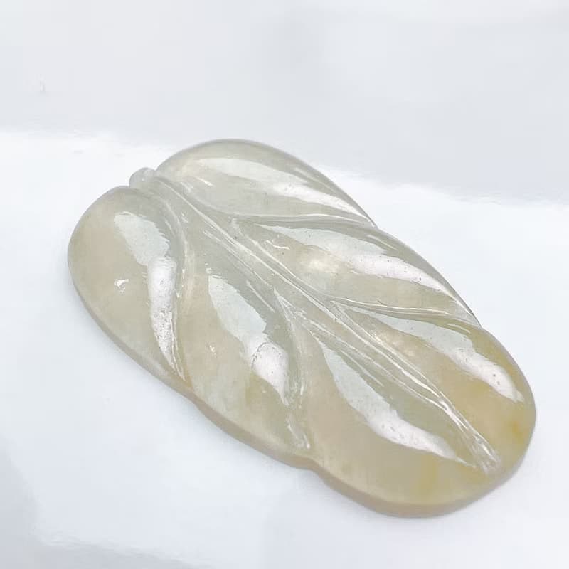 【一葉致富】冰種翡翠葉子 | 天然緬甸A貨翡翠 | 送禮
