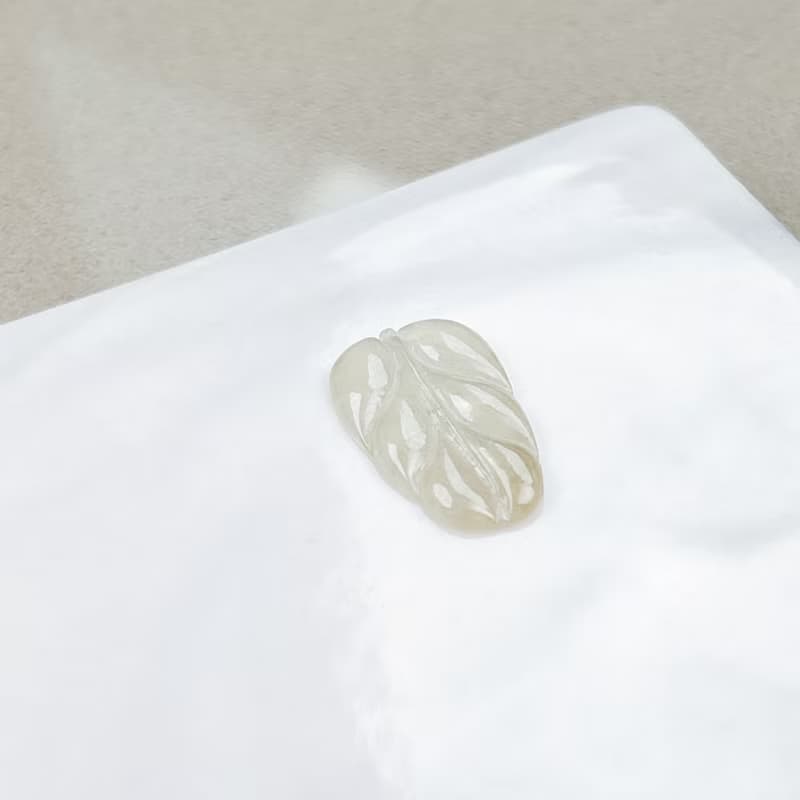 【一葉致富】冰種翡翠葉子 | 天然緬甸A貨翡翠 | 送禮