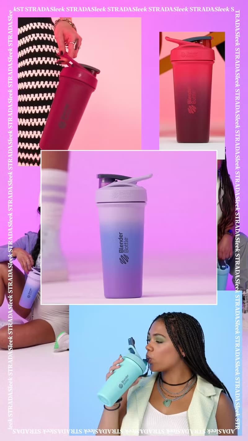 【BlenderBottle】Sleek 保冰保溫杯 740ml 不鏽鋼搖搖杯