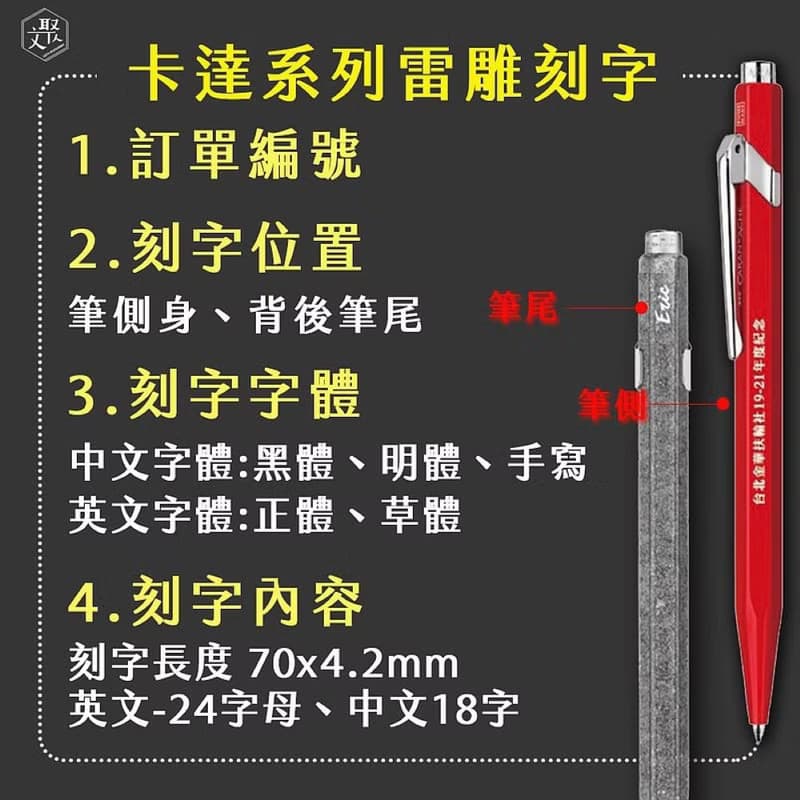 CARAN D'ACHE 卡達 849 亞洲限量版 原子筆- 北極光 免費刻字