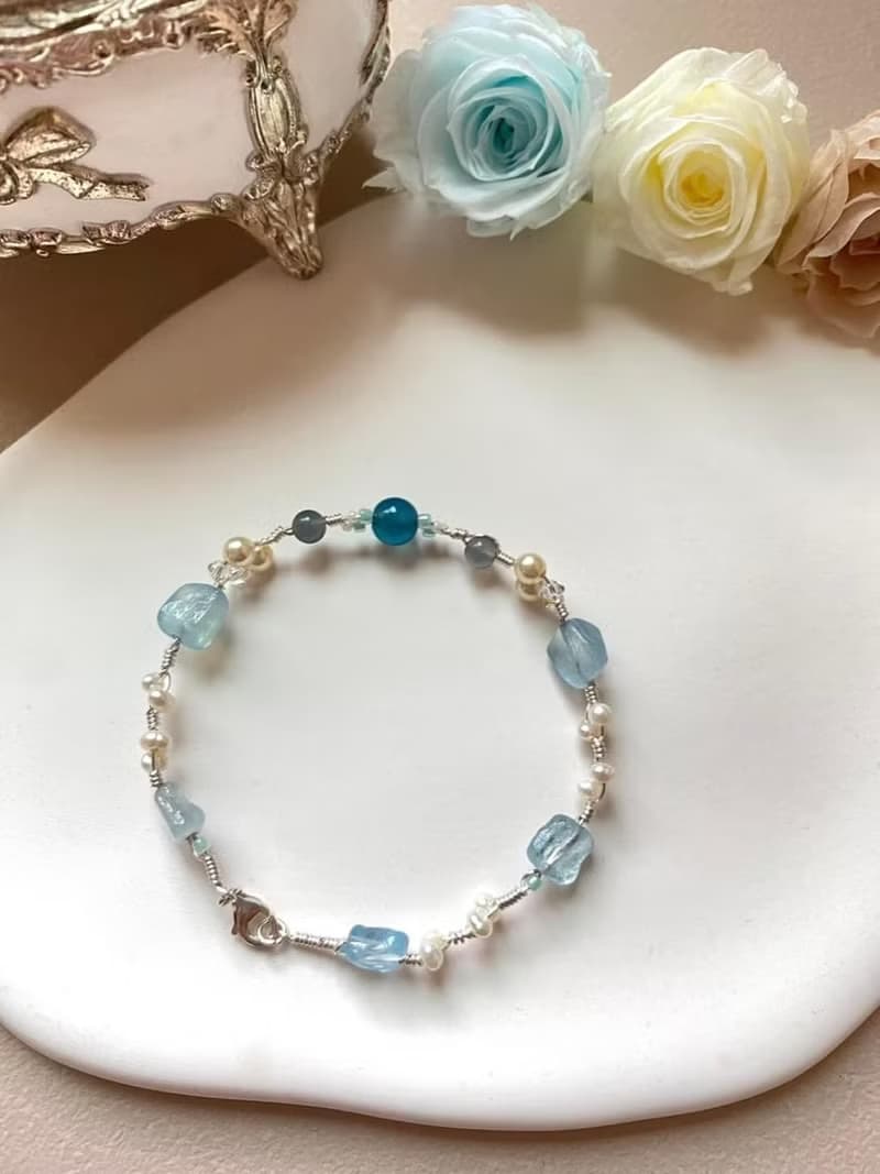 Kimiko手作飾品 海藍之心系列手鍊B款