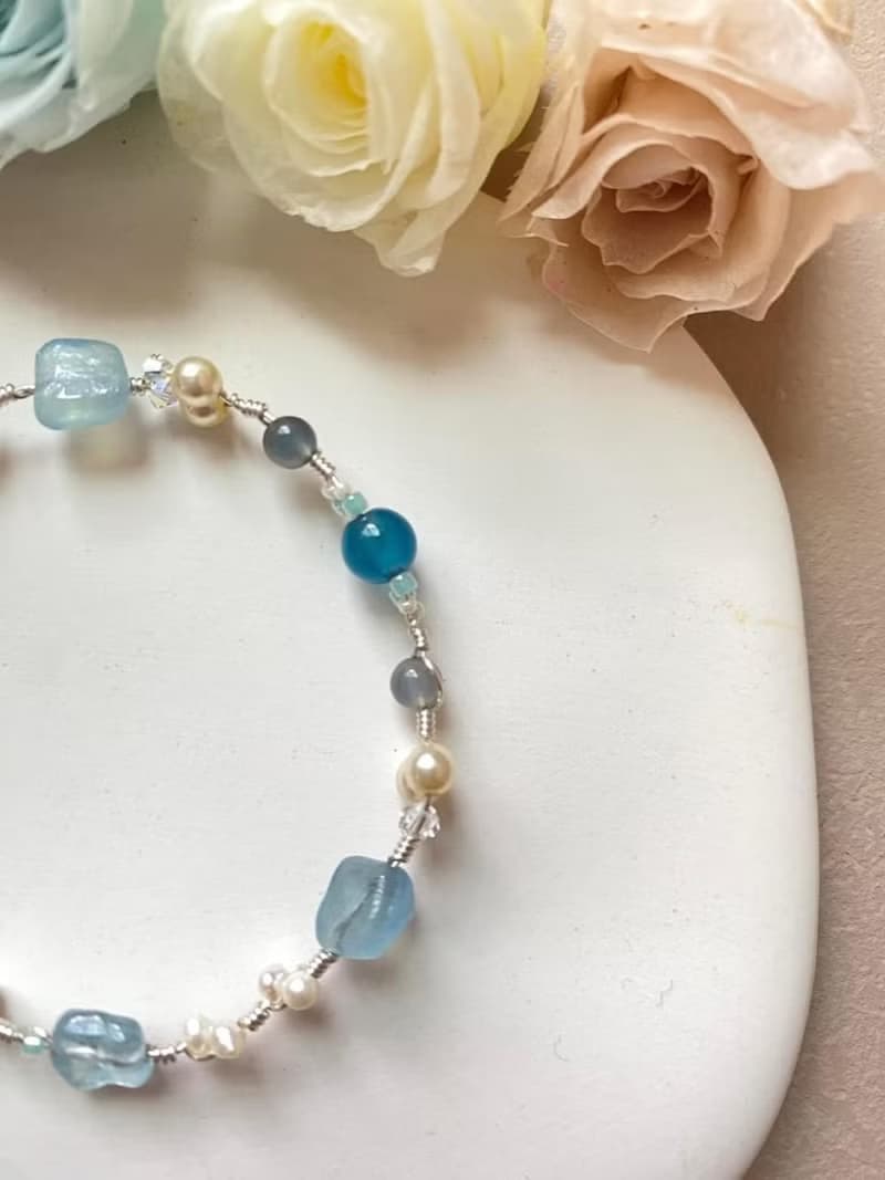 Kimiko手作飾品 海藍之心系列手鍊B款