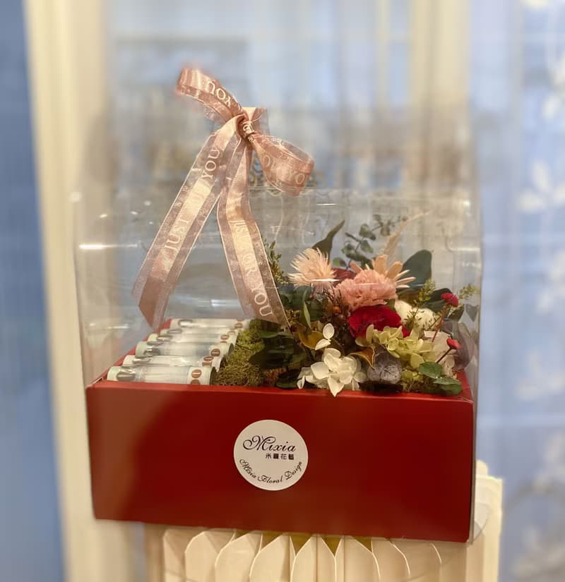永生花有錢花禮盒 永生玫瑰 不凋康乃馨 生日 禮物