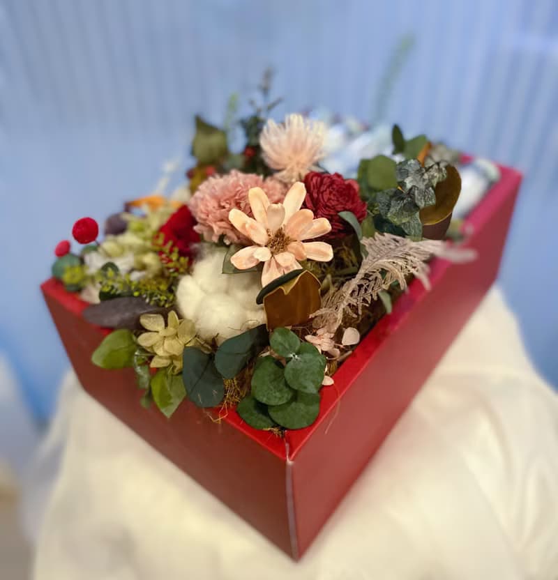 永生花有錢花禮盒 永生玫瑰 不凋康乃馨 生日 禮物