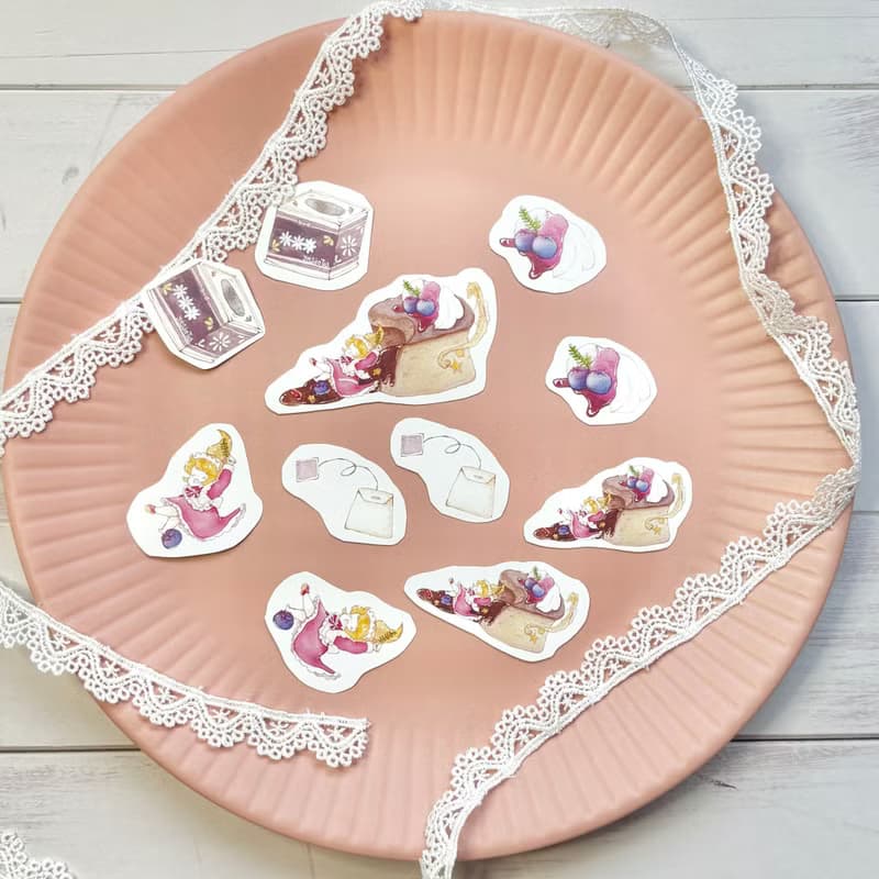 フレークシール　フォンダンショコラセット