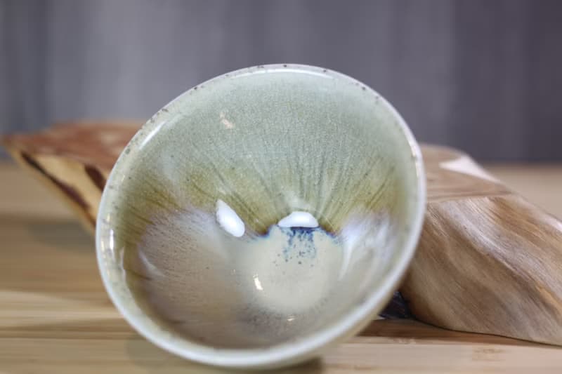 【母親節禮物】120ml 天目釉 柴燒茶杯 鶯歌名家葉敏祥手工作品