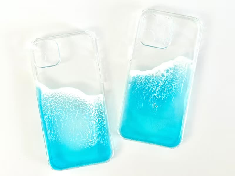 iPhone 14/15 series Beach Phone Case, Hand-painted, Ideal Gift