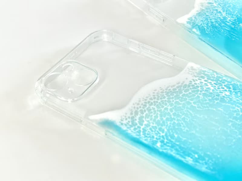 iPhone 14/15 series Beach Phone Case, Hand-painted, Ideal Gift