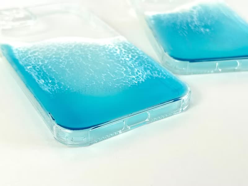 iPhone 14/15 series Beach Phone Case, Hand-painted, Ideal Gift