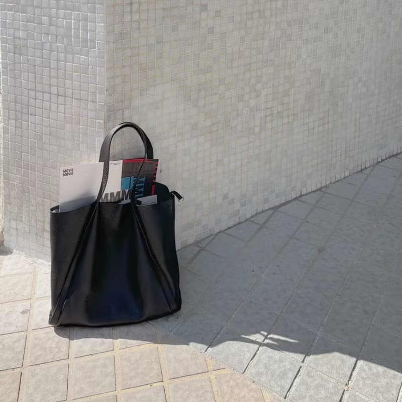 The Workmate Tote・經典黑・Daily Bag・型格日常真皮托特・極簡