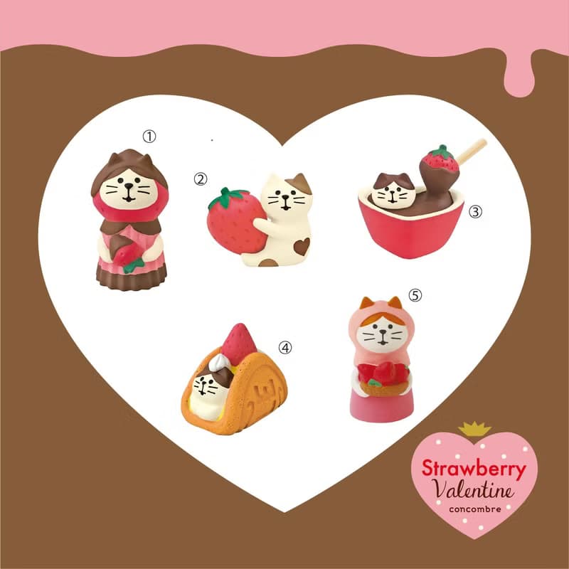 日本Decole Concombre - 士多啤梨情人節