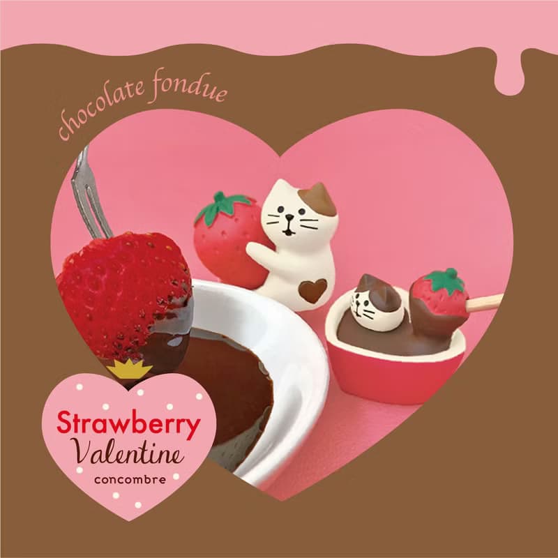 日本Decole Concombre - 士多啤梨情人節