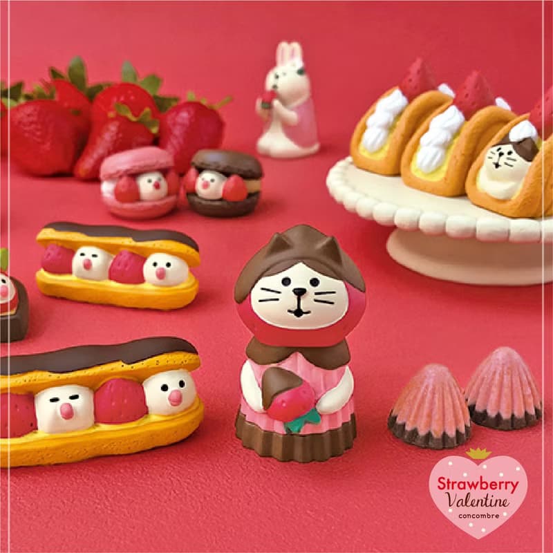 日本Decole Concombre - 士多啤梨情人節