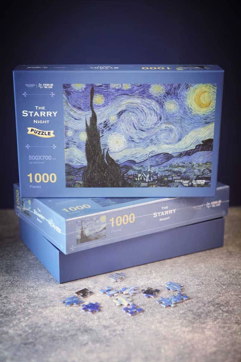 本地設計-梵高 The Starry Night 砌圖