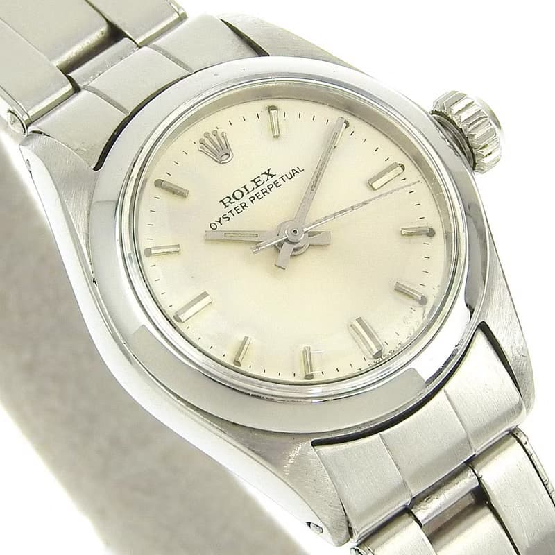 【日本直送】ロレックス ROLEX レディデイト 腕時計 7番 6517 SS 自動巻き シルバー文字盤 レディース【中古】