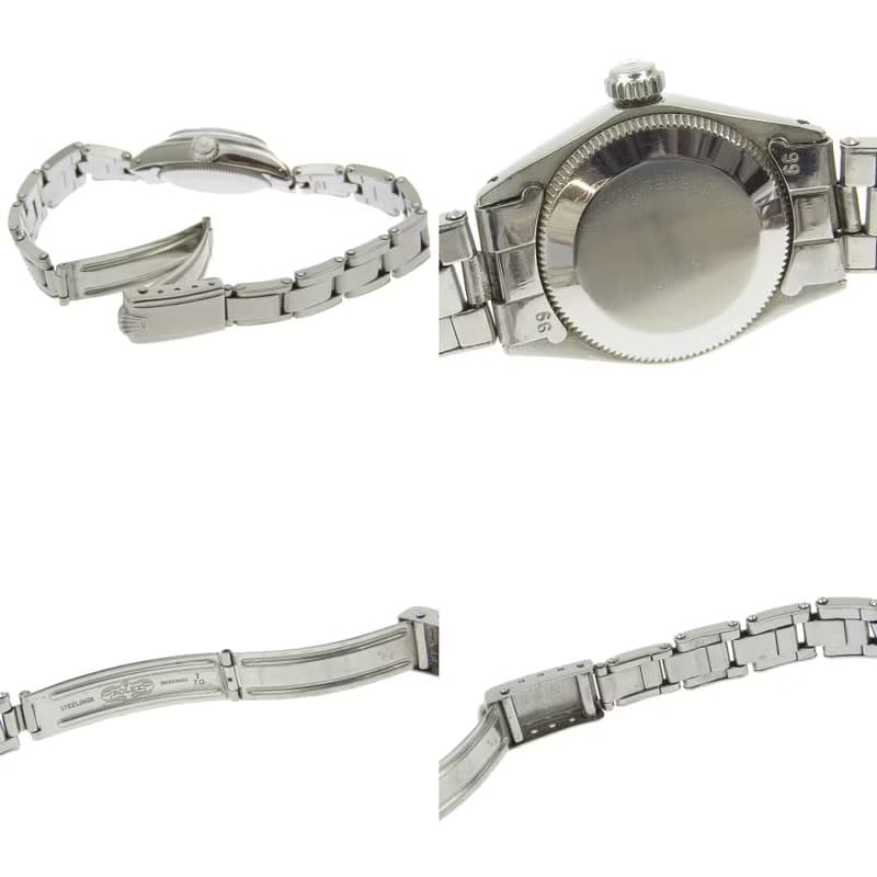 【日本直送】ロレックス ROLEX レディデイト 腕時計 7番 6517 SS 自動巻き シルバー文字盤 レディース【中古】