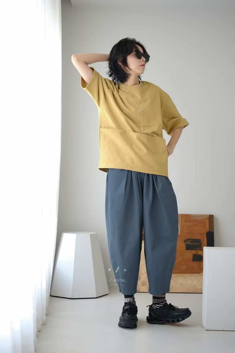 小我獨家 錢包手機鑰匙三眼怪口袋TEE - 2色 - 三眼黃 現貨