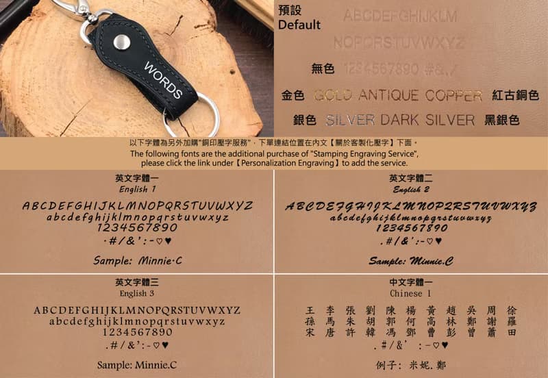 【鑰匙扣/鎖匙圈】綠色十字紋牛皮/隨身小物/多用途掛扣/手工製造